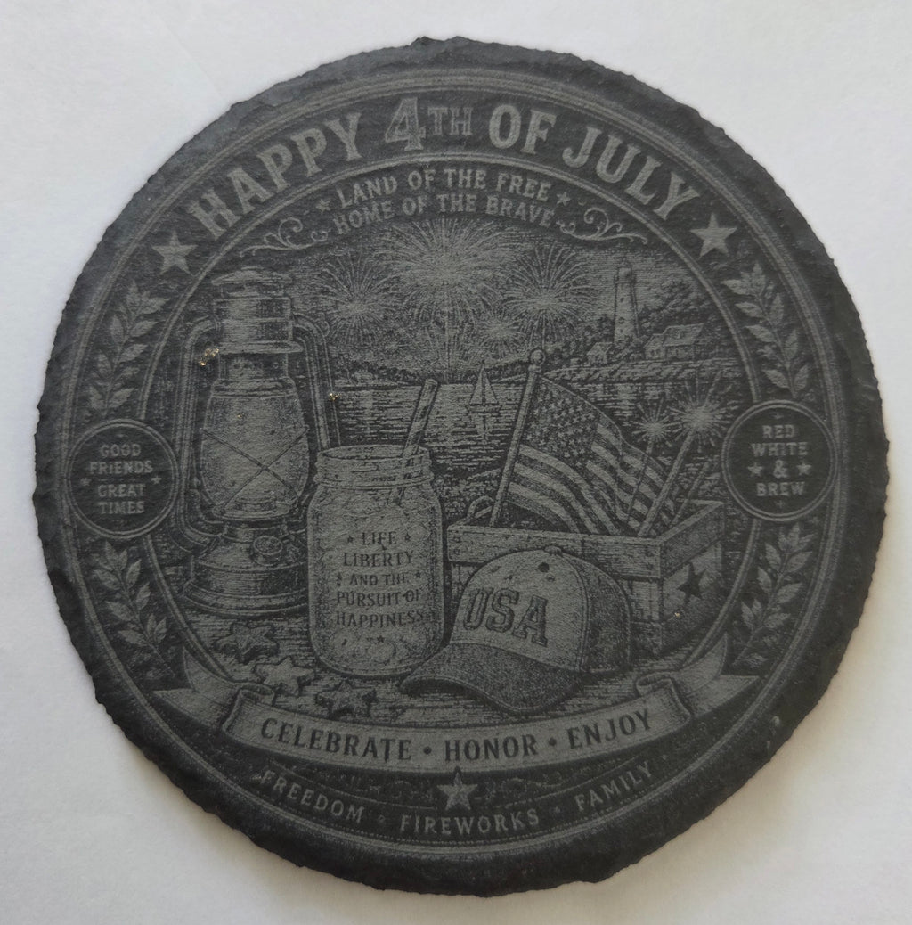 Slate Coaster (4pk)