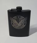 Premium 8oz Flask with 250 Years USA Eagle Logo